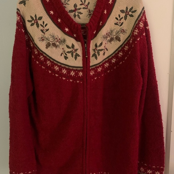 croft & barrow Sweaters - Croft & Barrow Vintage 90s Silk & Wool Blend Grandma Cottage Core Sweater